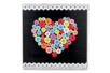 Tableau coeur en boutons - Boutons – 10doigts.fr