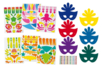 Masques Carnaval + gommettes + strass - Masques de Carnaval – 10doigts.fr