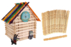 Batonnets crantés pour construction - Accessoires en bois – 10doigts.fr