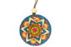 Pendentif Mandala en bois naturel gravé - Colliers et chaines – 10doigts.fr