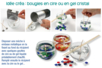 Gel cristal bougie - Cires Bougies – 10doigts.fr