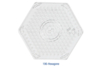 Plaque hexagone pour perles fusibles - Perles à repasser 5 mm – 10doigts.fr
