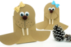 Activite Enfant Hiver Animaux Morse Papier Kraft - Activités manuelles enfants Hiver – 10doigts.fr