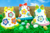 Cloches de Pâques fleuries - Polystyrène - Supports à décorer – 10doigts.fr