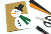 Activité Manuelle Papier Carte Bonhomme de Neige - Activités manuelles carterie – 10doigts.fr