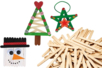 bâton esquimaux noel - Accessoires en bois – 10doigts.fr
