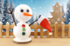 bonhomme de neige DIY enfants noël - Activités manuelles Noël – 10doigts.fr