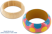 Bracelet en bois - Activités manuelles créations de bijoux – 10doigts.fr