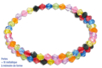 Bracelets de perles toupies - Perles Acrylique – 10doigts.fr