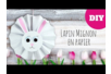 Bricolage de Pâques - Lapin mignon en papier (FACILE) - Activités manuelles DIY Pâques – 10doigts.fr