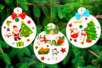 Bricolage Noel Enfant Gommettes Boule - Activités manuelles décorations du sapin de Noël – 10doigts.fr
