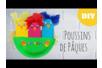 Bricolage pâques facile pour enfants - poussins dans leur nid - Activités manuelles DIY Pâques – 10doigts.fr