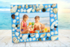 Cadre de vacances avec des coquillages - Joint et outils pour mosaïques – 10doigts.fr