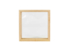 Cadre double face bois- Modèle carré 16 x 16 x 2,8 cm - Cadres photos en bois – 10doigts.fr