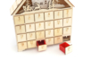 calendrier avent chalet bois LED - Calendriers de l'Avent – 10doigts.fr