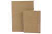 Carnet blanc, couverture kraft (10,5 x 14,5 cm) - Albums et carnets – 10doigts.fr