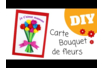 Carte bouquet de fleurs pour la fête des mères - Activités manuelles fête des mères – 10doigts.fr
