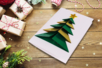 carte sapin noël origami facile - Activités manuelles carterie – 10doigts.fr