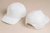 casquettes en coton blanc - Coton, lin - Textiles – 10doigts.fr