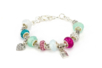 Charm's Perles marbré metal - Perles Pandora - Tendances Bijoux – 10doigts.fr