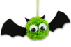 chauve souris pompon laine halloween - Activités manuelles Halloween – 10doigts.fr