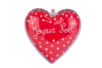 coeur noel - Formes à garnir - Plastique – 10doigts.fr