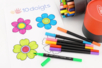 coloriage fleurs papier - Activités manuelles fleurs – 10doigts.fr