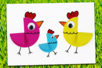 Poules de Pâques en papier (bricolage facile) - Ramettes de papiers – 10doigts.fr