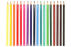 Crayons de couleur - 18 pièces - Crayons de couleurs - 10doigts.fr