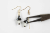 Crochets d'oreilles or avec perles - Boucles d'oreilles – 10doigts.fr