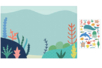 Decor marin Enfants stickers - Kits créatifs gommettes – 10doigts.fr