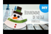 DIY Bonhomme de neige à bascule - Activités manuelles collage, pliage – 10doigts.fr