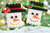 DIY enfants activité bonhomme de neige batons d'esquimaux - Activités manuelles bricolages de Noël – 10doigts.fr