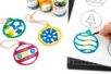 Encre Sel Noel Enfant - Activités manuelles décorations du sapin de Noël – 10doigts.fr