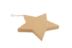 Etoiles en carton kraft epais - 4 étoiles - Guirlandes et suspensions Noël – 10doigts.fr