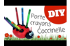 Fabriquer un porte crayons coccinelle pour les enfants - Activités manuelles modelage – 10doigts.fr