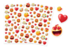 Gommettes "Emoticones LOVE" - 2 planches - Gommettes  Fête des parents – 10doigts.fr