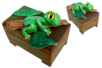 grenouille coffre - Yeux mobiles – 10doigts.fr