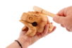 Grenouille 'guiro' musicale - Instruments en bois – 10doigts.fr