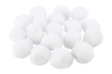 gros pompons blancs - Pompons pour bricolage créatif – 10doigts.fr