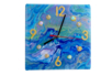 horloge medium - Peinture marbling – 10doigts.fr