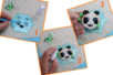 Kit Aqua perles - Motifs renard & panda - Aqua perles – 10doigts.fr