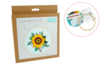 Kit broderie avec cercle en bois : Tournesol - Kits Mercerie – 10doigts.fr