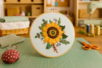 Kit broderie tout inclus : Tournesol - Kits Mercerie – 10doigts.fr