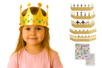 Kit couronnes royales + strass - 5 pièces - Couronnes et Chapeaux pour Carnaval : Loisirs Créatifs pour Enfants – 10doigts.fr