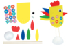 kit créatif grande poule - Kits créatifs Pâques – 10doigts.fr