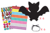 kit halloween chauve-souris - Kits créatifs Halloween – 10doigts.fr