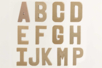 lettres decopatch papier mâché - Lettres en carton – 10doigts.fr