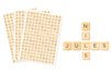 lettres scrabble - Gommettes Alphabet, messages – 10doigts.fr