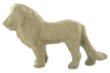 lion en papier maché - Animaux en carton – 10doigts.fr